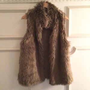 Thick Fuzzy Sweater Vest